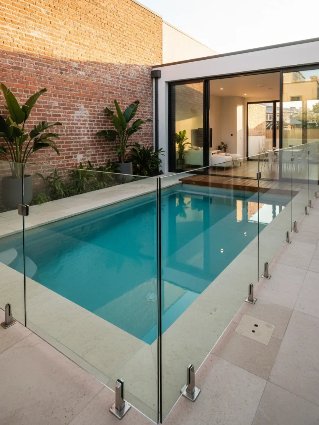 Premium frameless glass pool fences Ascot for riverfront homes, combining safety compliance with crystal clear views.
